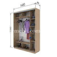 Шкаф-купе Гарант 1600х450х2200