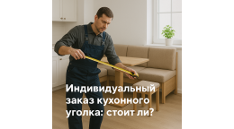  Индивидуальный заказ кухонного уголка: стоит ли?