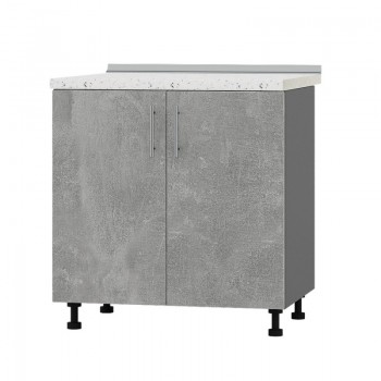 Кухонный модуль под мойку Оптима Низ Н84-800 Антрацит/Бетон (без столешницы) 800х461х820 мм (DTM-072296) Кухонный модуль под мойку Оптима Низ Н84-800 Антрацит/Бетон (без столешницы) 800х461х820 мм (DTM-072296)