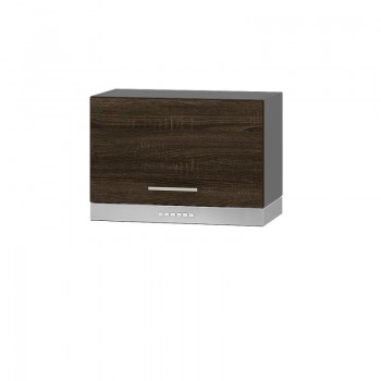 Кухонный модуль под вытяжку Оптима Верх В15-600 Антрацит/Дуб Сонома Трюфель 600х296х360 мм (DTM-072394)