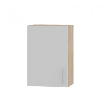 Кухонный модуль Оптима Верх В01-500 Дуб Сонома/Нимфея Альба (Белый) 500х296х720 мм (DTM-071516)