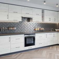 Фасад для посудомийної машини Оптіма ПМ-450 Німфея Альба (Білий) (без стільниці) 450х16х713 мм (DTM-071466)