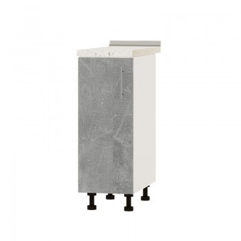 Кухонный модуль Оптима Низ Н83-300 Белый/Бетон (без столешницы) 300х461х820 мм (DTM-072902)