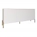 Комод с золотыми металлическими ножками LION Амарант 168x40x76,5 см Бетон Style/Белый (LION-041955)