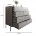 Комод с 4 ящиками LION Wood с черными ножками 100х90х45 см Антрацит (LION-042972) Комод с 4 ящиками LION Wood с черными ножками 100х90х45 см Антрацит (LION-042972)