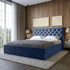 Двоспальне ліжко з м'яким узголів'ям LION Аврора Лілі 88 180х200 см 