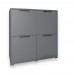 Тумба четырехдверная LION Краш 82x43x86 см 82x43x86 см Антрацит (LION-041753) Тумба четырехдверная LION Краш 82x43x86 см 82x43x86 см Антрацит (LION-041753)