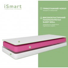 Матрас ортопедический ТМ Ismart Koala Fresh 70х180 см безпружинный (ISM-051043)
