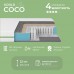 Матрас ортопедический ТМ Ismart Koala Coco 140х190 см пружинный (ISM-051090) Матрас ортопедический ТМ Ismart Koala Coco 140х190 см пружинный (ISM-051090)
