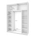 Шкаф-купе двухдверный Doros G-Caiser 180х60х240 см Белый/Дуб евок (DRS-011007) Шкаф-купе двухдверный Doros G-Caiser 180х60х240 см Белый/Дуб евок (DRS-011007)
