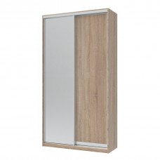 Шкаф-купе двухдверный Doros Сити Лайт 120х60х225 см Дуб сонома/1 Зеркало (DRS-011081)