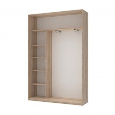 Шкаф-купе двухдверный Doros Сити Лайт 150х45х225 см Дуб сонома (DRS-011092)