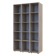 Комплект пеналов для одежды Doros Гелар (3 шт.) 117х49,5х203,4 см 3 Зеркала/Дуб сонома (DRS-011128)