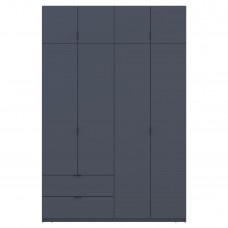 Шкаф распашной с антресолью Doros Лукас 160х50х240 см Графит (DRS-011194)