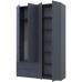 Шкаф распашной с антресолью Doros Лукас 160х50х240 см Графит (DRS-011194) Шкаф распашной с антресолью Doros Лукас 160х50х240 см Графит (DRS-011194)