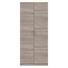 Шкаф распашной с полками Doros Промо 90х48х204 см Дуб сонома (DRS-011200)
