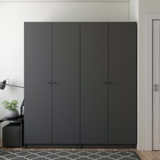 Комплект шкафов для одежды Doros Промо (2 шт.) 180х48х204 см Графит (DRS-011209)