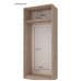Комплект шкафов для одежды Doros Промо (2 шт.) 225х48х204 см Белый (DRS-011211) Комплект шкафов для одежды Doros Промо (2 шт.) 225х48х204 см Белый (DRS-011211)