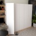 Комплект шкафов для одежды Doros Промо (2 шт.) 225х48х204 см Белый (DRS-011211) Комплект шкафов для одежды Doros Промо (2 шт.) 225х48х204 см Белый (DRS-011211)