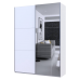 Шкаф-купе двухдверный Doros G-Caiser 180х60х240 см Белый/1 Зеркало (DRS-011236)