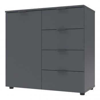 Комод в гостиную Doros Рон 1 80х38х81 см Графит (DRS-011293)