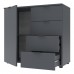 Комод в гостиную Doros Рон 1 80х38х81 см Графит (DRS-011293)