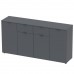 Комод в гостиную Doros Рон 7 160х38х81 см Графит (DRS-011305)