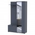 Прихожая с зеркалом Doros Дора 113,5х40х192 см Графит (DRS-011341)