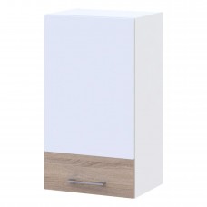 Кухонный модуль верхний Doros Лея В72_Ш40 40х31,6х72 см Белый/Дуб сонома (DRS-011362)