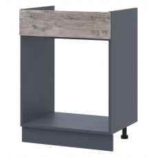 Кухонный модуль нижний Doros Лея НЯ82_Ш60 правая 60х46,6х82 см Графит/Дуб клондайк (DRS-011374)