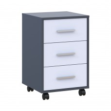 Тумба офисная Doros Т3 43х42х66,4 см Графит/Белый (DRS-011399)