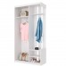 Прихожая с зеркалом Doros City One Door 110х45х210 см Белый (DRS-011404) Прихожая с зеркалом Doros City One Door 110х45х210 см Белый (DRS-011404)