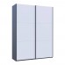 Шкаф-купе Doros G-Caiser Графит/Белый 2 ДСП / 3 части 180х60х240 DRS-011729 (44900262)