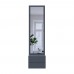 Подвесная тумба с зеркалом Doros Сола Графит / Серый 45х40х168,6 см DRS-011742 (44900342)