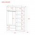 Шкаф для одежды Doros Лукас Дуб Сонома 180х50х240 DRS-011620 (80737731) Шкаф для одежды Doros Лукас Дуб Сонома 180х50х240 DRS-011620 (80737731)