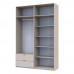 Шкаф для одежды Doros Лукас Кашемир 160х50х240 DRS-011622 (80737728) Шкаф для одежды Doros Лукас Кашемир 160х50х240 DRS-011622 (80737728)
