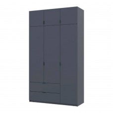 Шкаф для одежды Doros Лукас Графит 3ДСП 135х50х240 DRS-011654 (80737801)