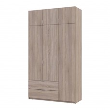Шкаф для одежды Doros Лукас Дуб Сонома 3ДСП 135х50х240 DRS-011655 (80737803)