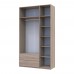Шкаф для одежды Doros Лукас Дуб Сонома 3ДСП 135х50х240 DRS-011655 (80737803) Шкаф для одежды Doros Лукас Дуб Сонома 3ДСП 135х50х240 DRS-011655 (80737803)