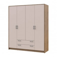 Шкаф для одежды Doros Ронди Дуб Артизан/Кашемир 4ДСП 160х52х195 DRS-011662 (80737825)