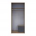 Шкаф для одежды Doros Ронди с зеркалом Дуб Артизан/Графит 2ДСП 82х52х195 DRS-011669 (80737806)
