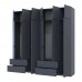 Шкаф для одежды Doros Лукас Графит 3+3 ДСП 240х50х240 DRS-011693 (42005109) Шкаф для одежды Doros Лукас Графит 3+3 ДСП 240х50х240 DRS-011693 (42005109)