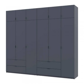 Шкаф для одежды Doros Лукас Графит 3+3 ДСП 270х50х240 DRS-011695 (42005117) Шкаф для одежды Doros Лукас Графит 3+3 ДСП 270х50х240 DRS-011695 (42005117)