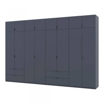 Шкаф для одежды Doros Лукас Графит 4+4 ДСП 360х50х240 DRS-011702 (42005145) Шкаф для одежды Doros Лукас Графит 4+4 ДСП 360х50х240 DRS-011702 (42005145)