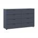Комод Doros Рон 8 Графит 8 Ящиков 130х38х81 DRS-011775 (41516173)