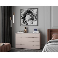 Комод Doros Рон 8 Кашемир 8 Ящичков 130х38х81 DRS-011776 (41516171)
