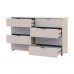 Комод Doros Рон 8 Кашемир 8 Ящичков 130х38х81 DRS-011776 (41516171)