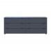 Комод Doros Рон 9 Графит 6 Ящиков 160х38х62 DRS-011778 (41516176) Комод Doros Рон 9 Графит 6 Ящиков 160х38х62 DRS-011778 (41516176)