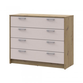 Комод Doros Ронди Дуб Артизан/Кашемир 4 ящика 100х40х82 DRS-011782 (41516187) Комод Doros Ронди Дуб Артизан/Кашемир 4 ящика 100х40х82 DRS-011782 (41516187)