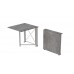 Стол-книжка трансформер Орион 1 Ferrum-decor 750x810x730 Белый металл ДСП Бетон 16 мм (FRD-104610) Стол-книжка трансформер Орион 1 Ferrum-decor 750x810x730 Белый металл ДСП Бетон 16 мм (FRD-104610)
